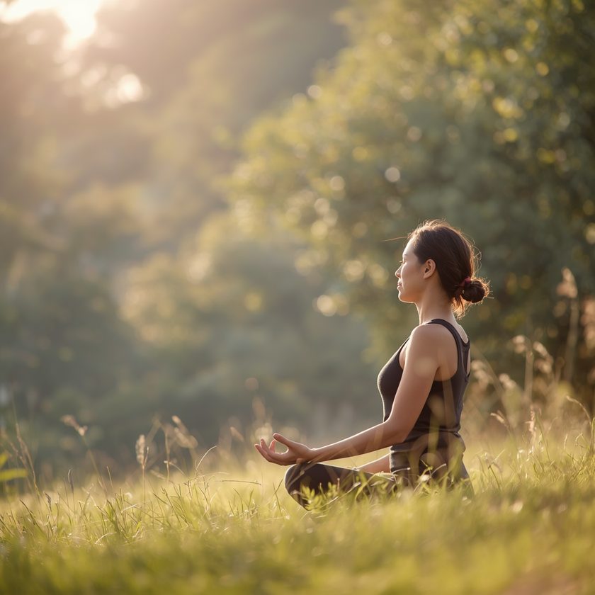 Un momento tranquilo de quietud al aire libre